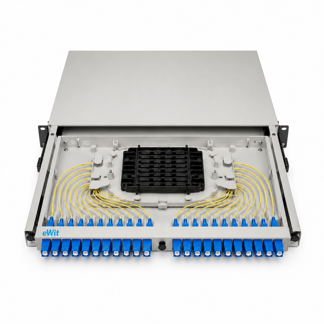 24 Core Patch Panel {Fix Type} Fully Loaded