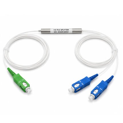 1x2 PLC Splitter with SC/APC and SC/PC Connector