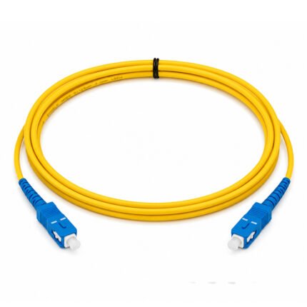 SC/PC to SC/PC Simplex Single Mode Fiber Patch Cord 3.0mm (5 Meter)