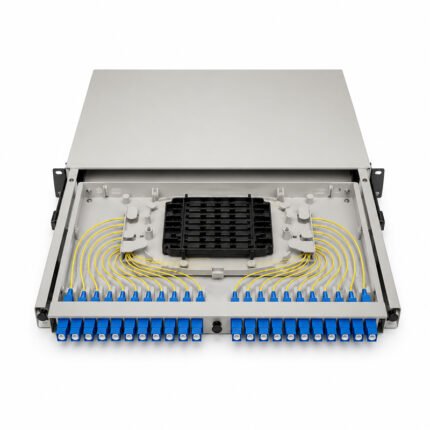 24 Core Patch Panel {Fix Type} Fully Loaded